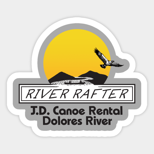 J.D. Canoe Rental Sticker by MindsparkCreative